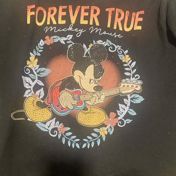 Disney Mickey Mouse Black sweatshirt size large - Picture 4 of 5